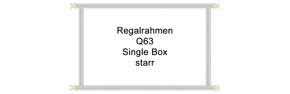 Regalrahmen Q63 Single Box